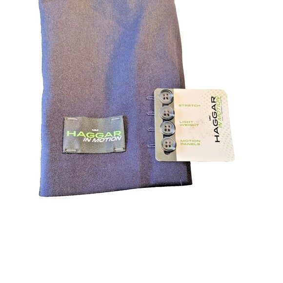 Haggar Men's Tailored Fit In Motion Blazer, 44 Long, Midnight Blue, HJ10337 NWT - Picture 7 of 16